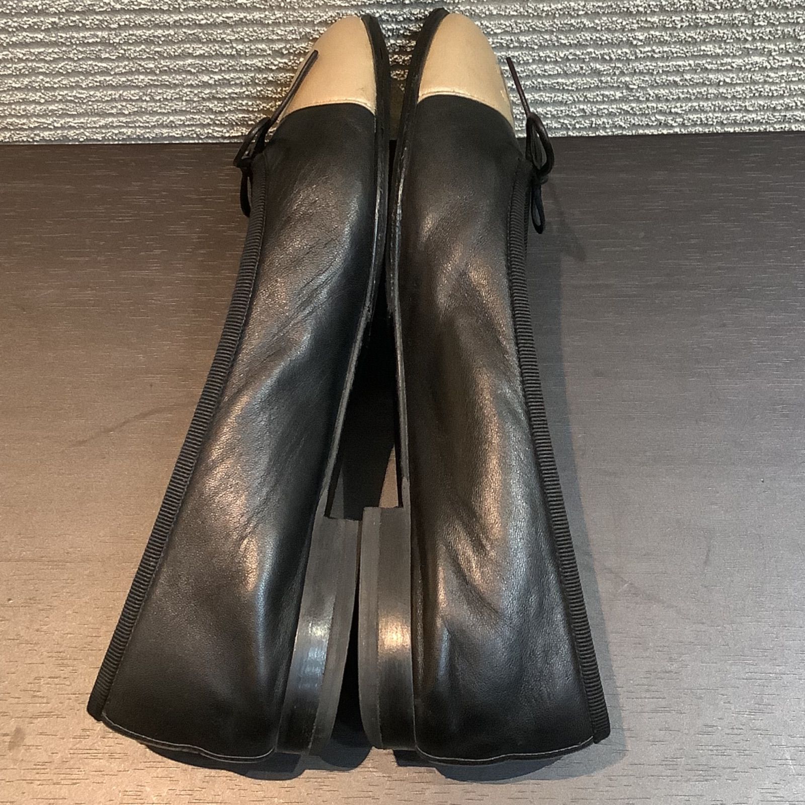 CHANEL バレリーナ　37.5 ブラック　美品 シャネル CHANEL バレリーナ ブラック G02819Y01048 37.5