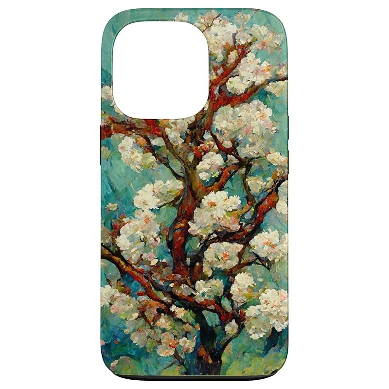 新品　iPhone 13 Pro 桜の有名な芸術スタイル ゴッホ スマホケース
