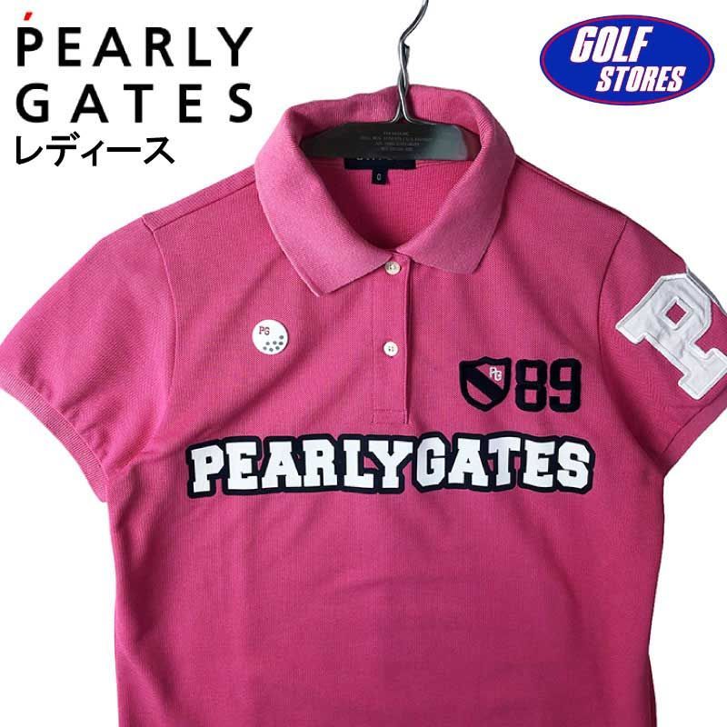 PEARLY GATES パーリーゲイツ レディース 半袖ポロシャツ ピンク 0 NP