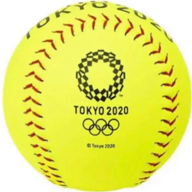 東京2020オリンピック エンブレム asics 記念 ソフトボール イエロー