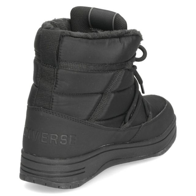 コンバース ネクスター ブラックモノ 黒 ショートブーツ スノトレ ハイカット レディース 防水 防滑 防寒 1371 LU HI スニーカー CONVERSE 38001471