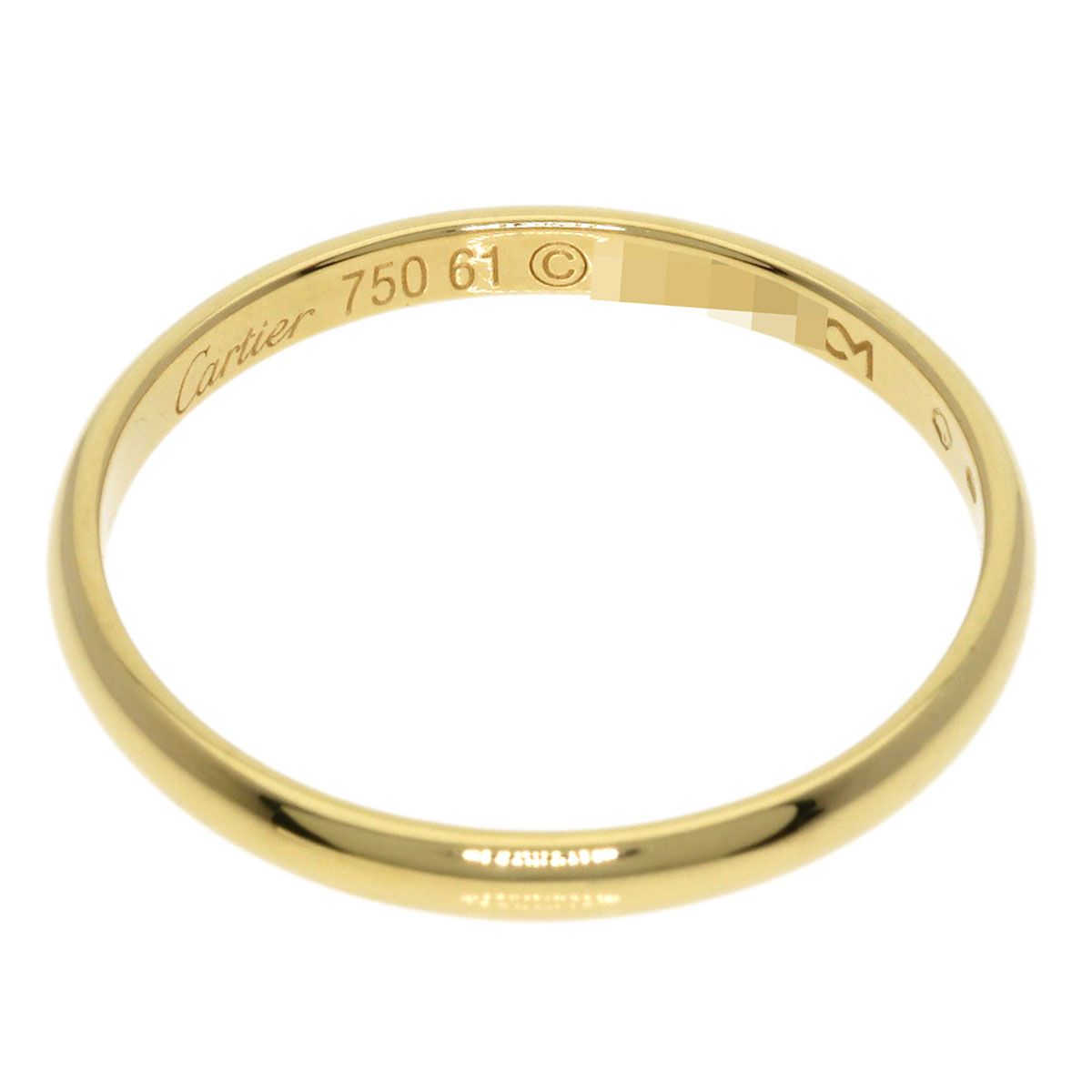 CARTIER カルティエ ウェディング リング・指輪 K18YG レディース