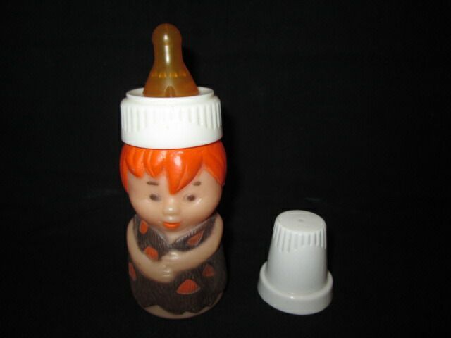 1977年70'sThe Flint Stonesフリントストーンペブルス哺乳瓶人形フィギュアぬいぐるみハンナバ