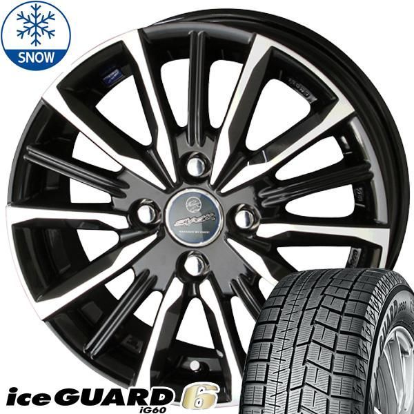 185/65R15 スタッドレスタイヤホイールセット アクア etc (YOKOHAMA iceGUARD6 & SMACK VALKYRIE 4穴  100)