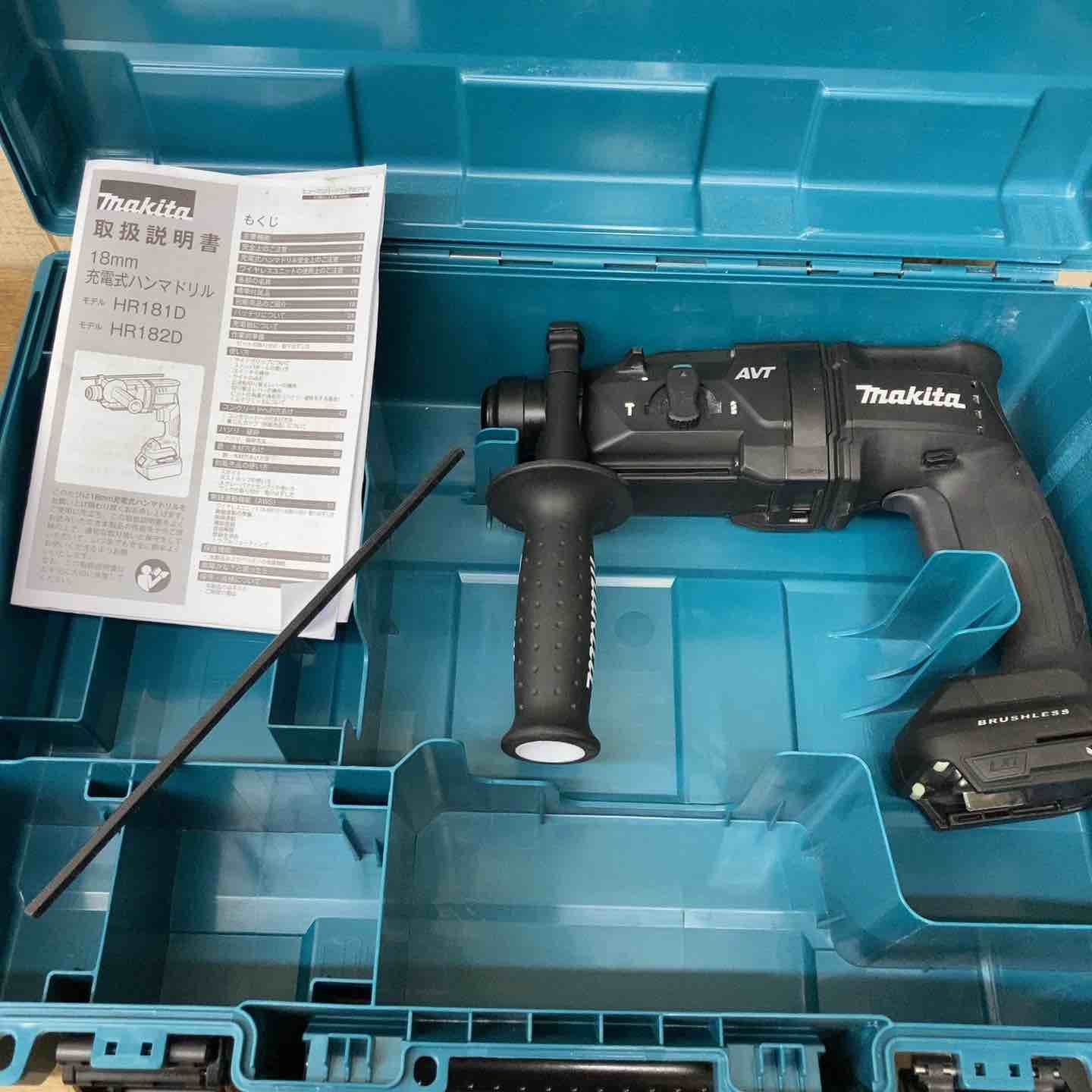 品 マキタ makita コードレスハンマドリル HR182DZKB 18V 本体のみ 黒色 柏店