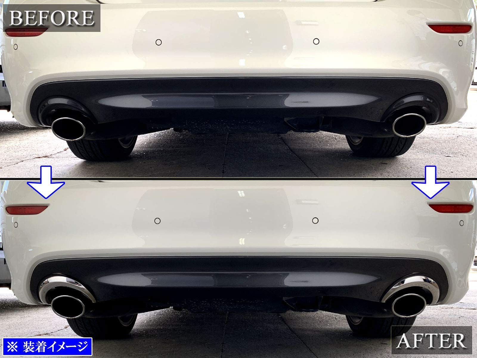 参考価格 ステンレスマフラーガード 2PC 後期