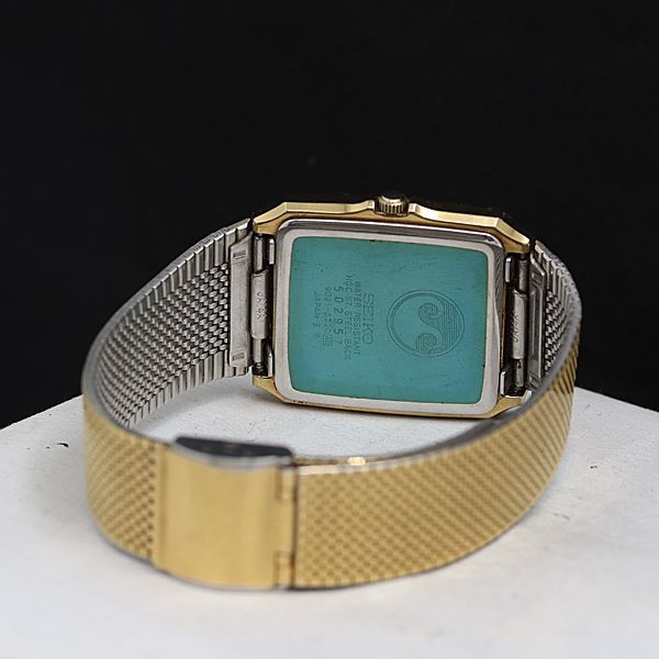 SEIKO セイコー クロノス 9021-5220 QZ 時計動作品 稼働 セイコー クロノス 9021-5220 QZ ゴールド文字盤 メンズ