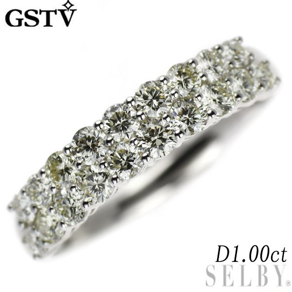 GSTV Pt950 ダイヤモンド リング 1.00ct