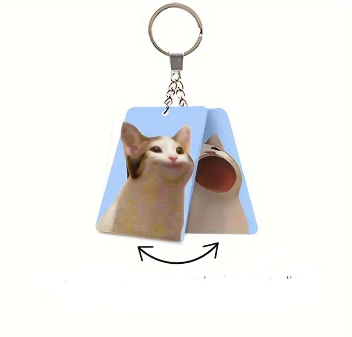 猫ミーム キーホルダー - メルカリ