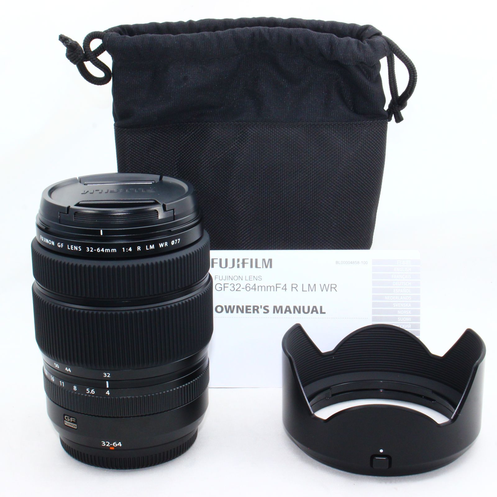 FUJIFILM フジノン GFレンズ GF32-64MMF4 R LM WR - M&T Camera【中古