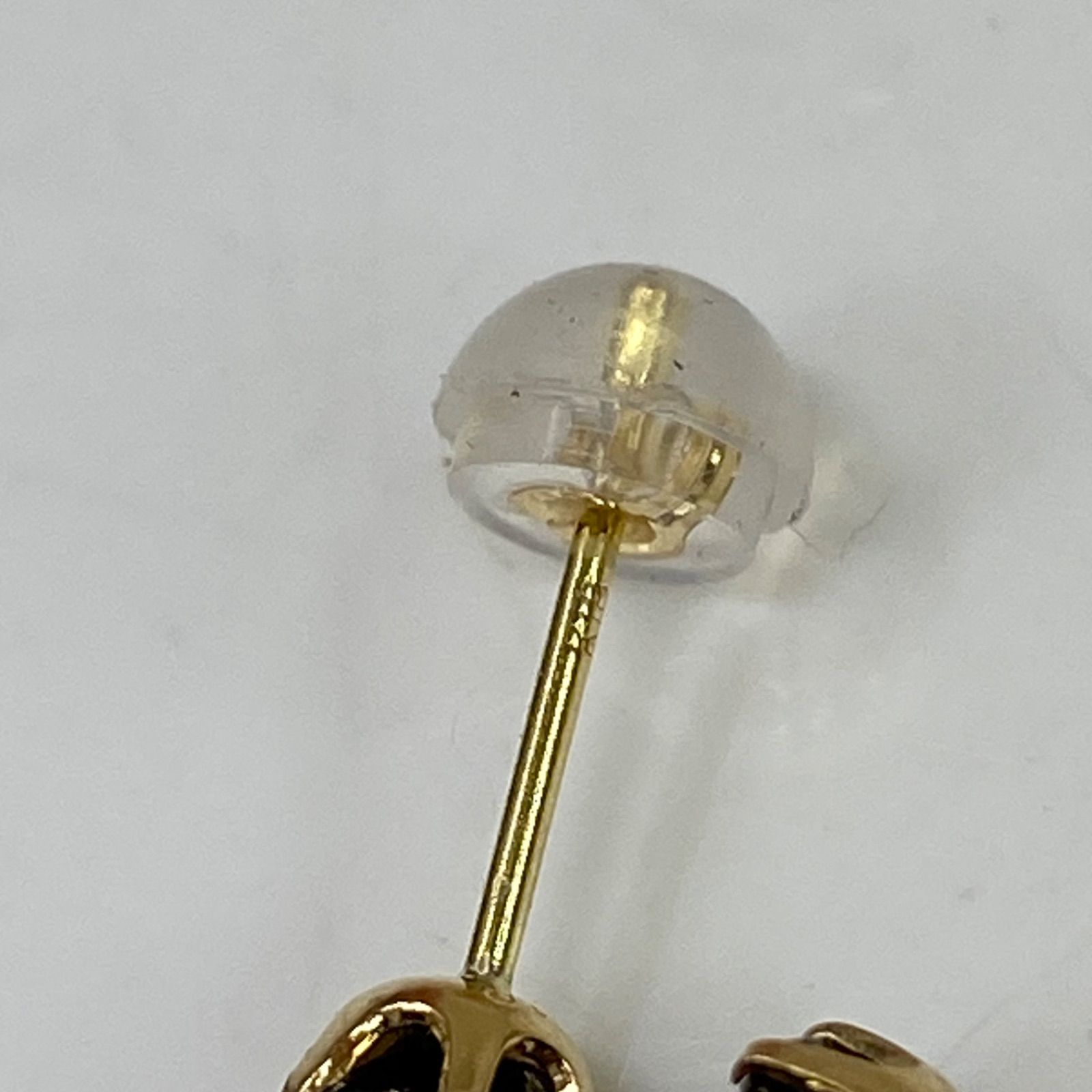 k18YG AU750 18金 天然ブラックダイヤモンド 0.7ct イエローゴールド 