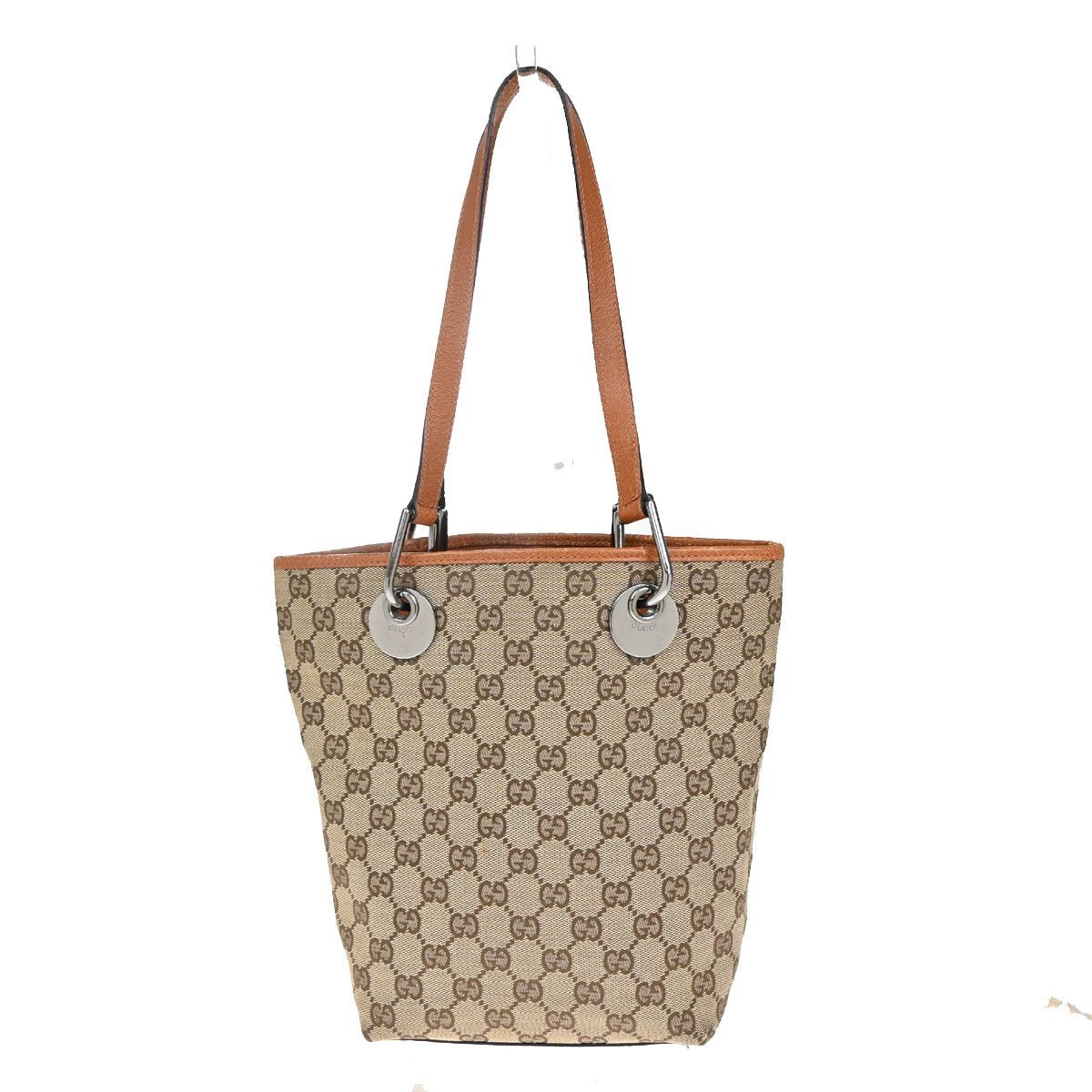 GUCCI グッチ ショルダー トートバッグ キャンバス レザー GUCCI グッチ ショルダー トートバッグ キャンバス レザー