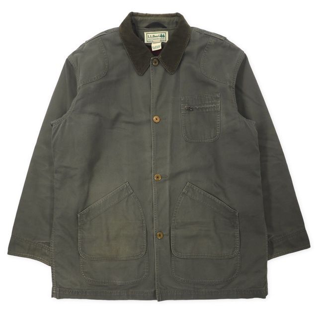 L.L.Bean ハンティングジャケット カバーオール XXL カーキ コットン 