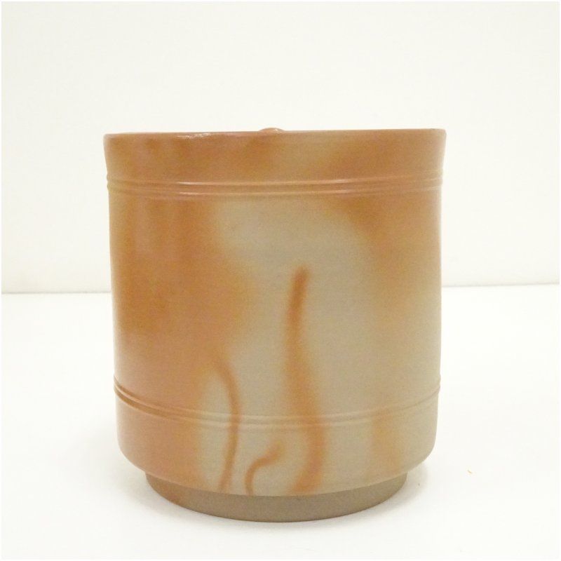 楽天市場】【中古】【茶道具】加藤唐三郎造 黄瀬戸寸胴一重口水指（共