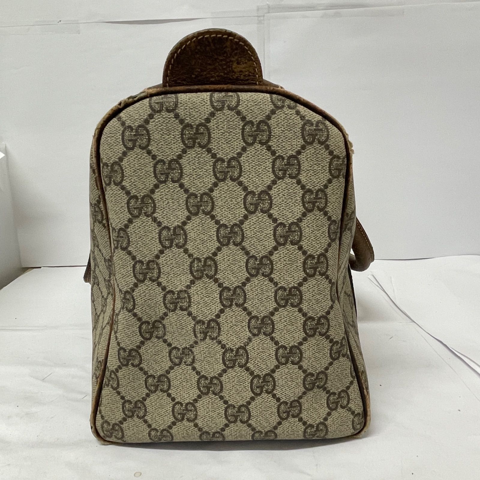 □グッチ GUCCI オールドグッチ ボストンバッグ ヴィンテージ A25-190