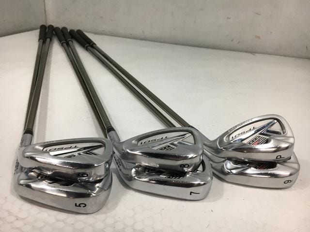 返品OK ゴルフクラブ 6本セット カムイ タイフーンプロ TP501 アイアン UST マミヤ ATTAS 80 5~9.P