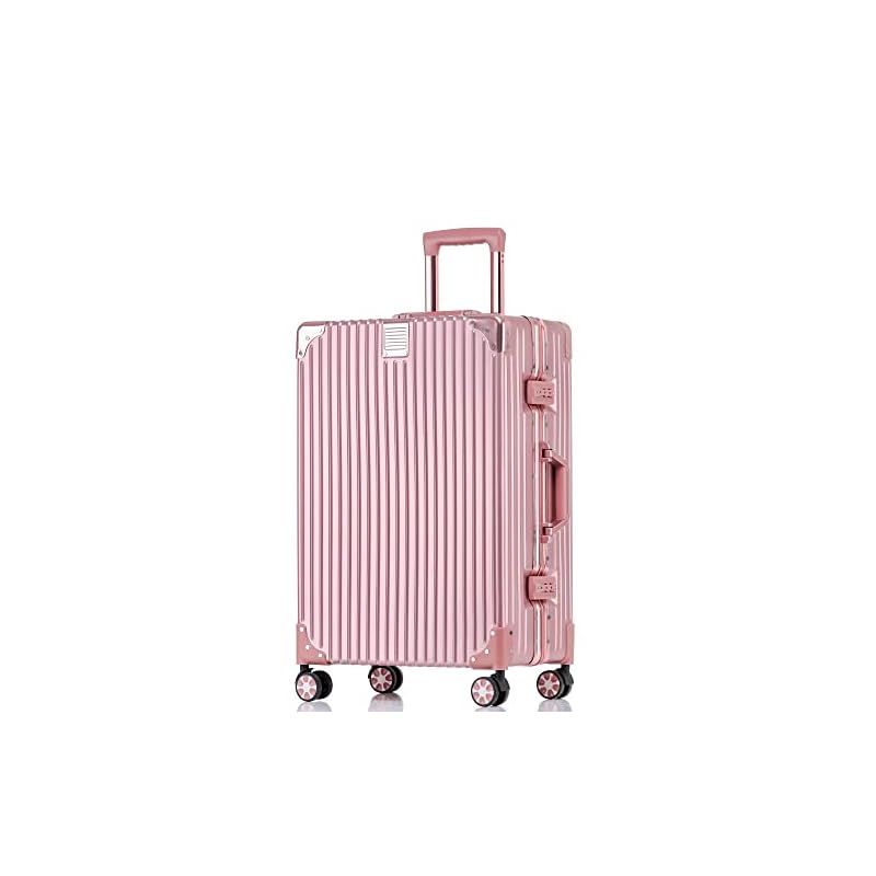 Yuweijie] スーツケース アルミフレーム キャリー ケース機内持ち込み