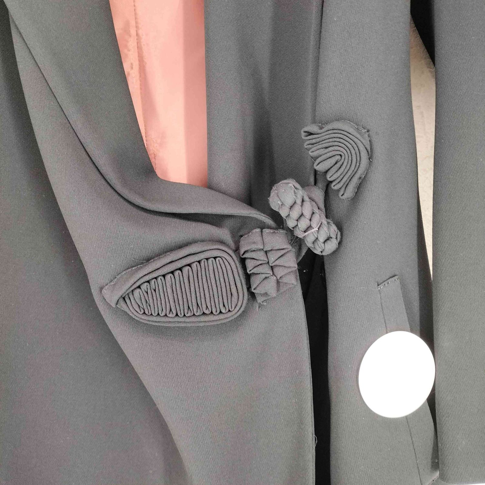 90s- デザイントグルボタンチェスターコート