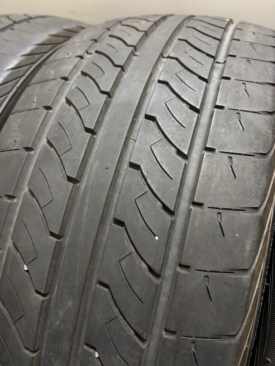 225|50R18C 107|105T 8P.R. LT ALLENCOUNTER|NEWSTREET OG-20 20年製 夏タイヤ 4本 ハイエース キャラバン ホワイトレター 南8-K344 TRITUETUBI_COM