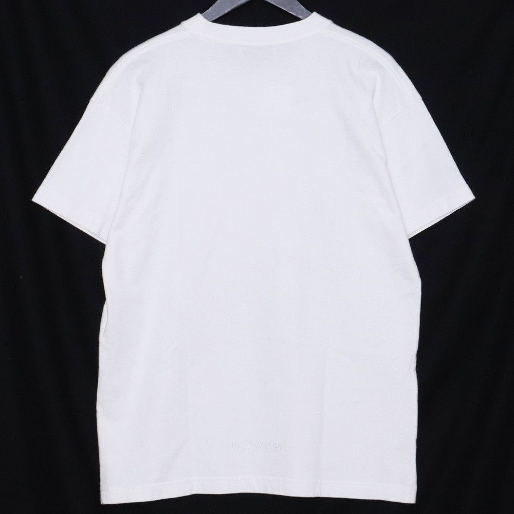 BALENCIAGA × MARVEL マーベル ハルクプリントTシャツ XSサイズ ホワイト 612965 TLV59-9000 バレンシアガ Incredible Hulk 半袖カットソー BALENCIAGA × MARVEL マーベル ハルクプリントTシャツ XSサイズ