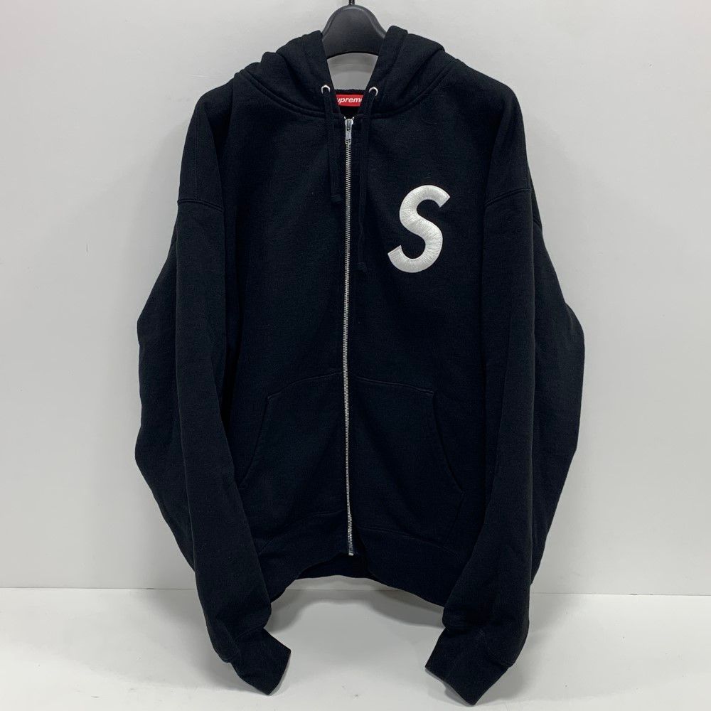 07w2962☆ SUPREME シュプリーム Sロゴ ジップアップ フーデッド  