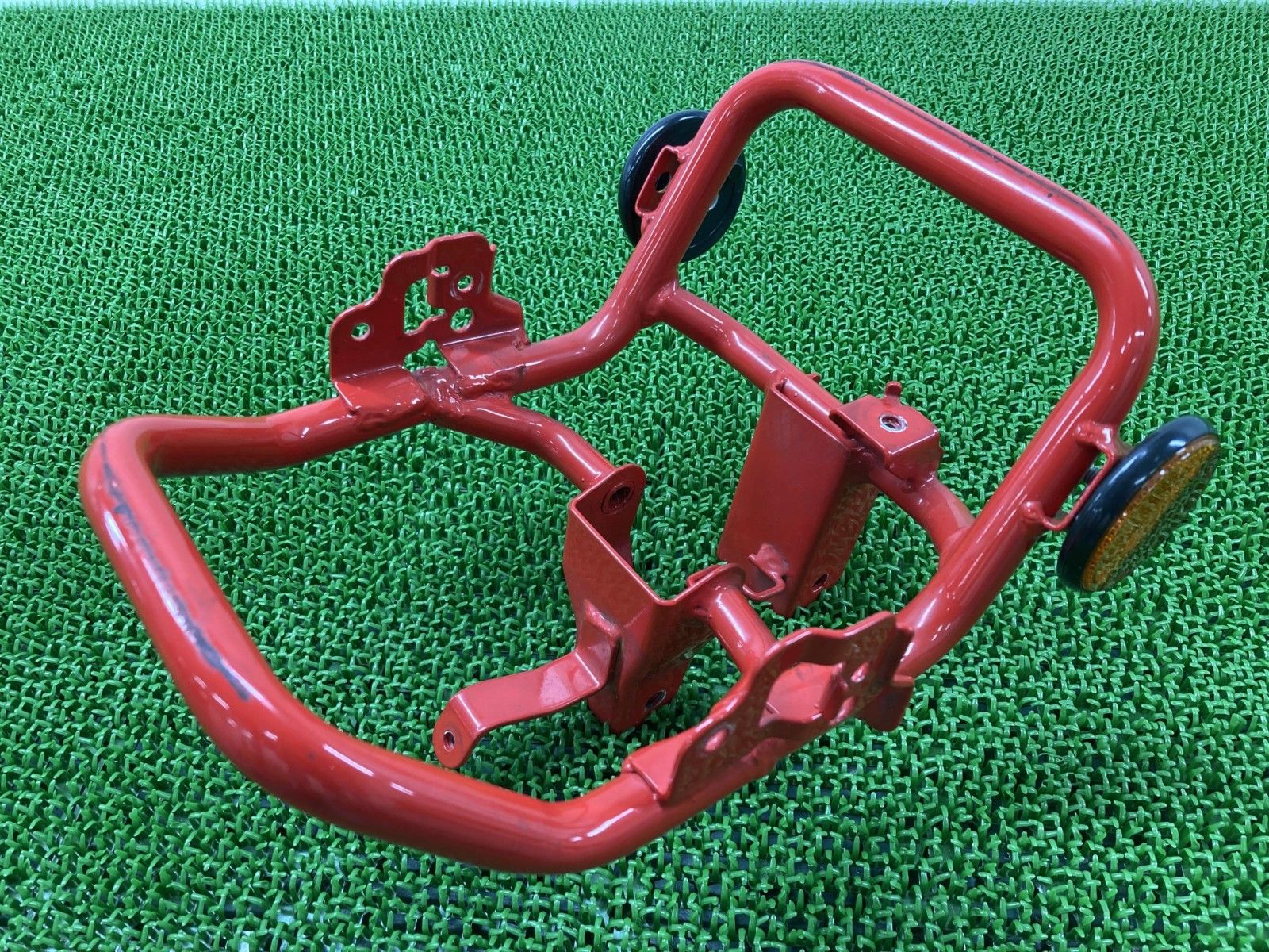 クロスカブ110 ヘッドライトステー 赤 ホンダ 純正 バイク 部品 JA10