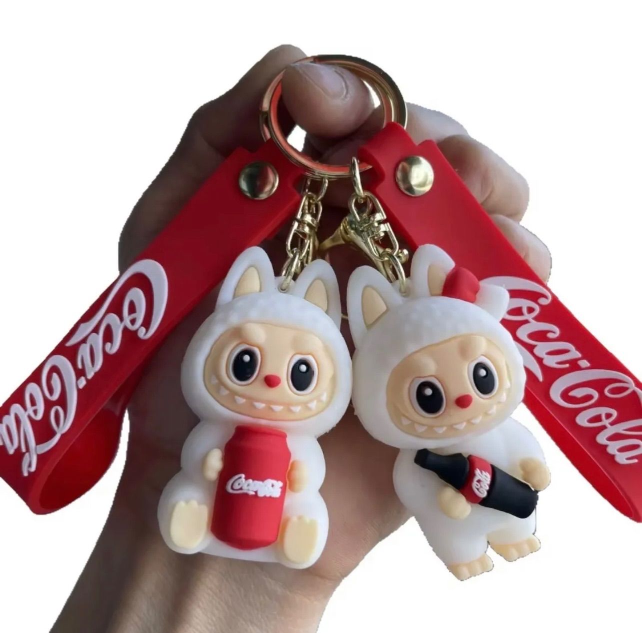 2個セット Labubu ラブブ コーラ キーホルダー ラバー - メルカリ