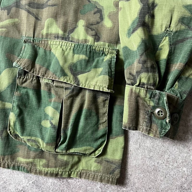 US ARMY ジャングルファティーグジャケット 4th LARGE-SHORT ジャングルファティーグジャケット 4th 5th medium short Jungle