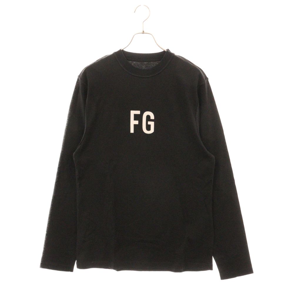 FEAR OF GOD (フィアオブゴッド) 19SS SIXTH COLLECTION ロゴプリント クールネック 長袖Tシャツ ブラック  FG20-007 - メルカリ