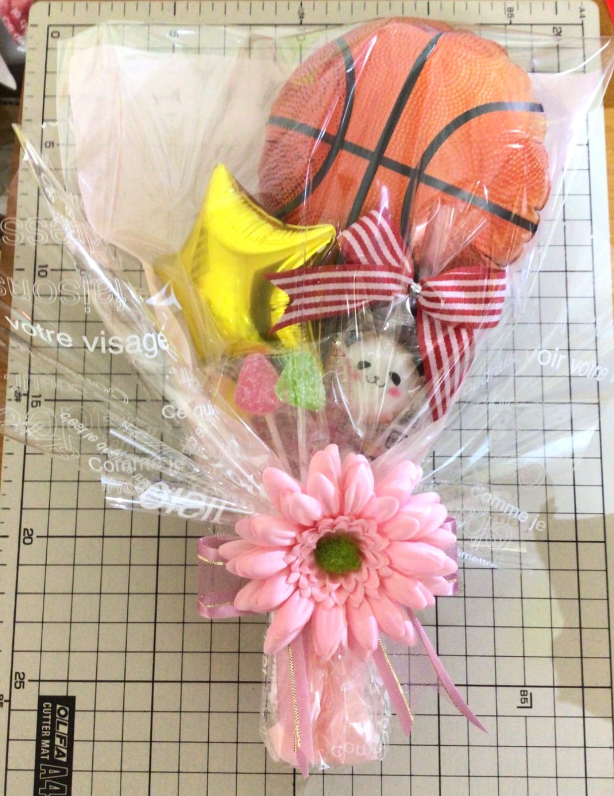 卒業おめでとう 風船ブーケ♡1個 プチギフト お菓子無し 卒業 卒