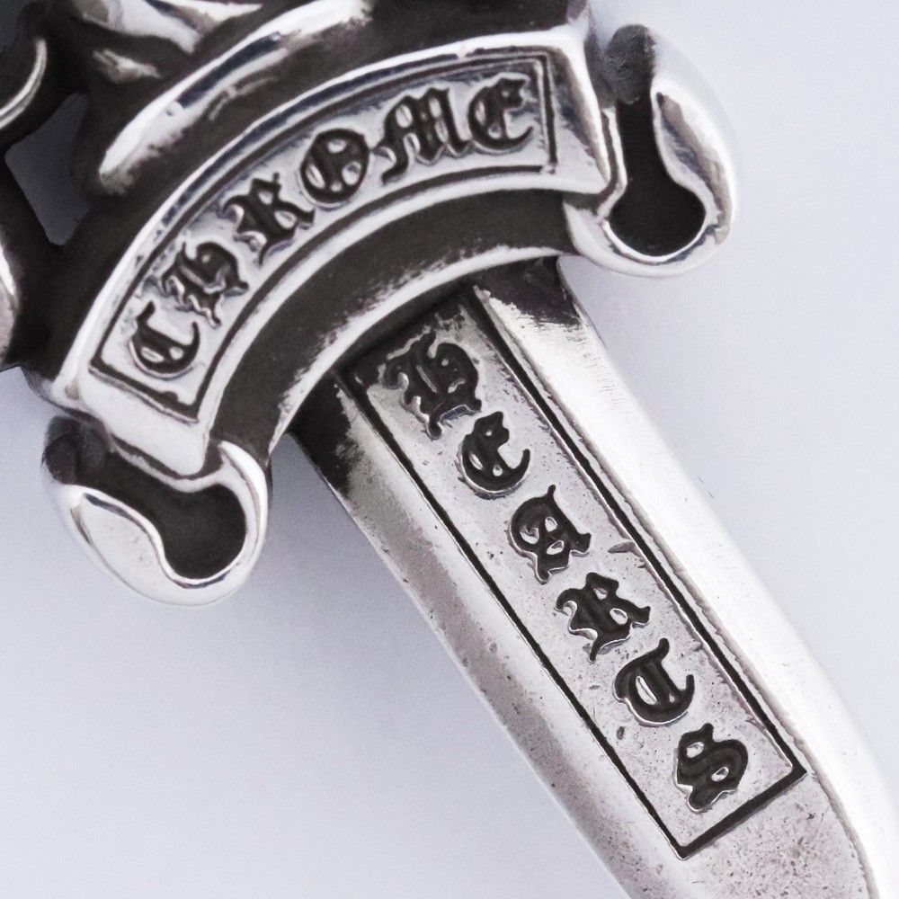 クロムハーツ ダブルダガー Chrome Hearts ネックレス シルバー クロム