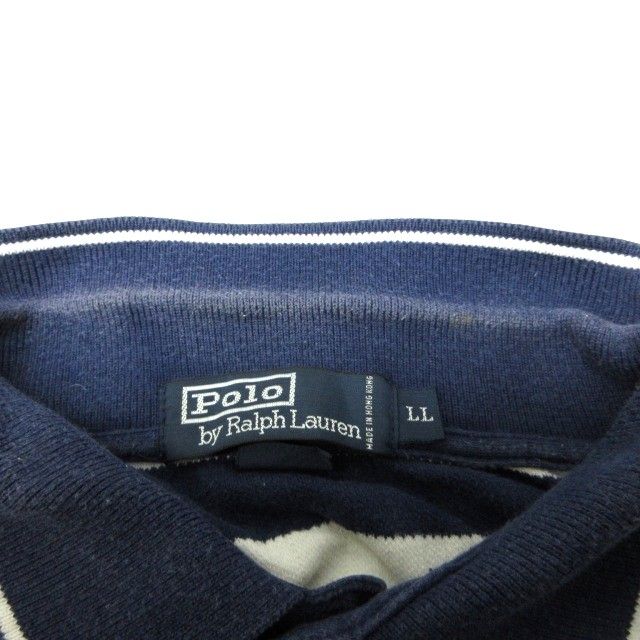 90s Ralph Lauren ホーダー マリン 長袖ポロシャツ ポロ ラルフローレン POLO RALPH LAUREN 90s ボーダー