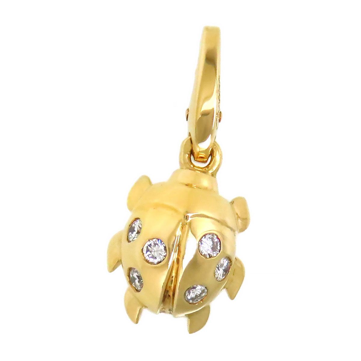 カルティエ テントウムシモチーフ ペンダントトップ 750 K18YG ユニセックス CARTIER ジュエリー