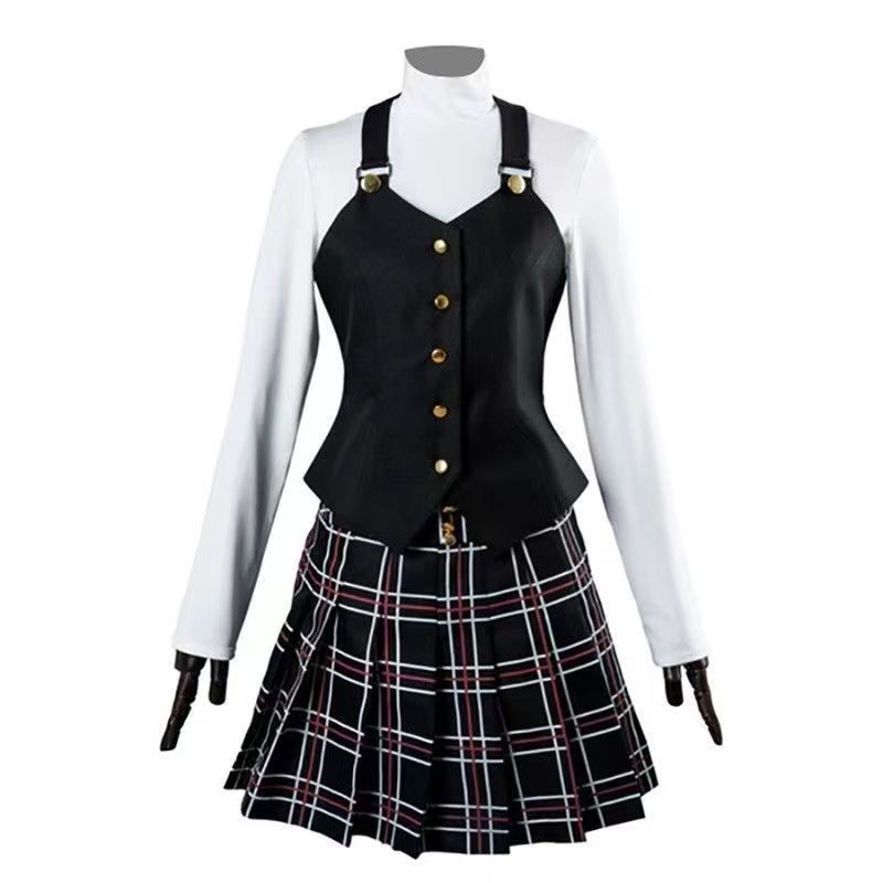 ペルソナ5 コスプレ　衣装　女子制服　Mサイズ Amazon.co.jp: ペルソナ5 新島真 コスプレ衣装 女子制服 仮装