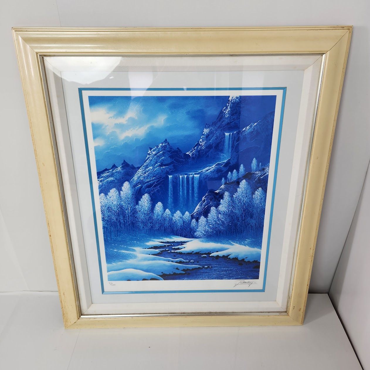 ジョン ラッテンベリー ブルーキャニオンフォール 2008年 シルクスクリーン