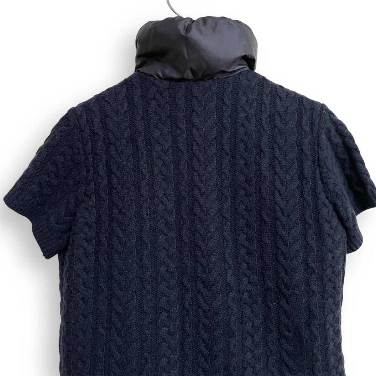 R2523 and per se アンパスィ ニット 中綿 ワンピース ネイビー M LLC-HASEGAWATOSO_COM