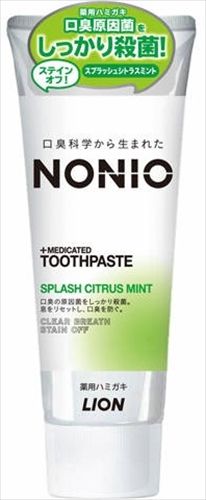 まとめ買い-60点セット ＮＯＮＩＯハミガキ スプラッシュシトラスミント １３０Ｇ ライオン 歯磨き