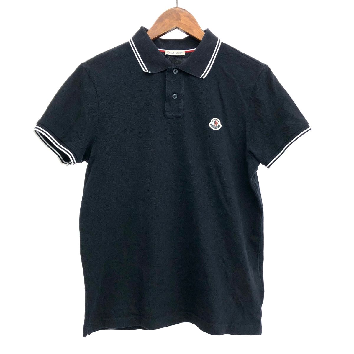 モンクレール 半袖ポロシャツ ダークネイビー L MONCLER モンクレール 半袖ポロシャツ Tシャツ サイズ:S