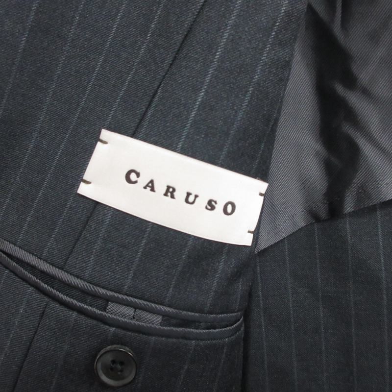 美品　CARUSO カルーゾ　SUPER130's ウール　セットアップ　スーツ Yahoo!オークション - P6301P CARUSO カルーゾ SUPER130's