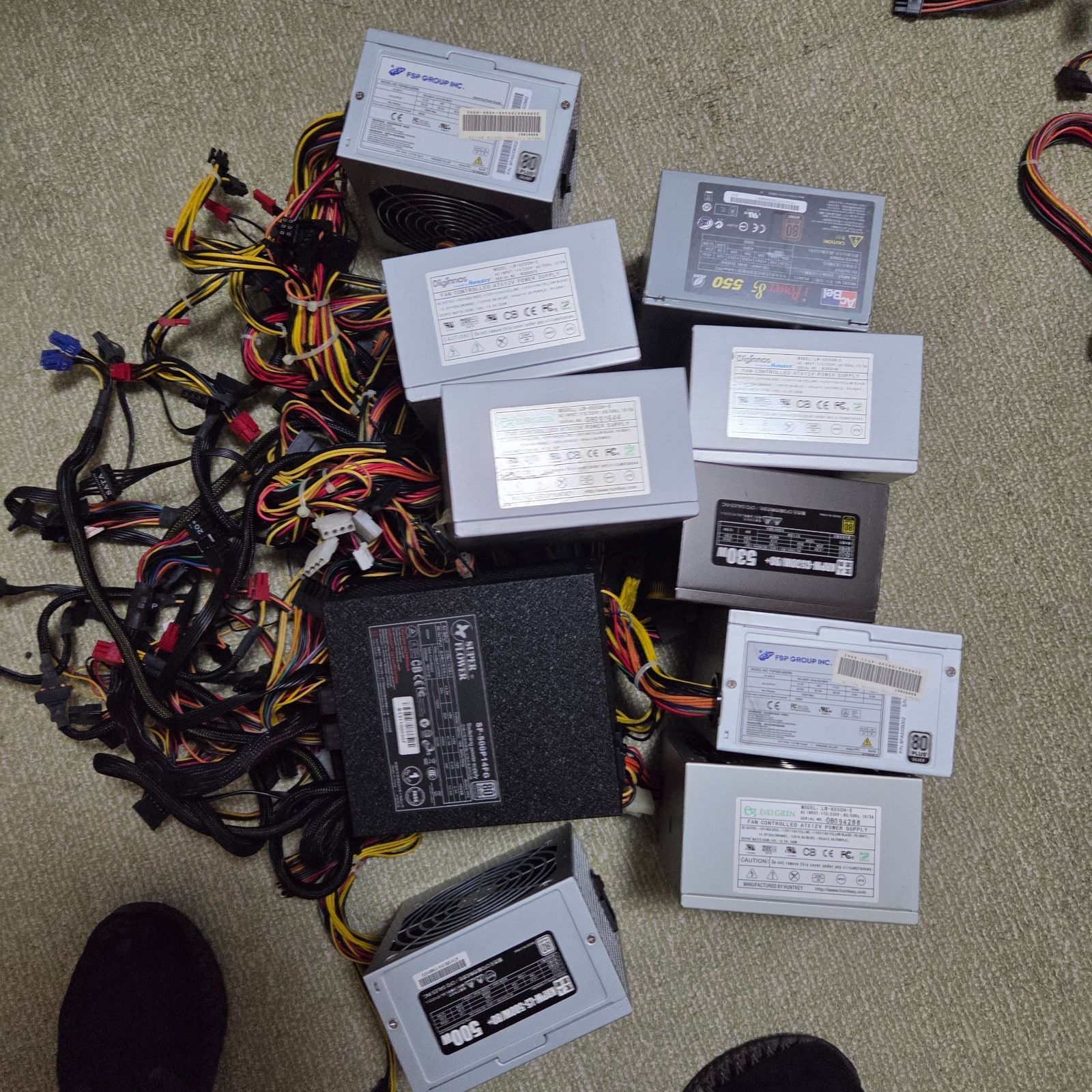 B7 通電 済 電源ユニット 500W 10個