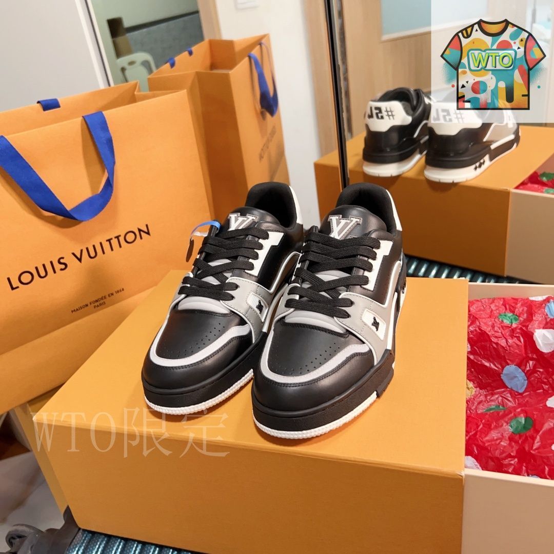 Louis Vuitton LV Trainer スニーカー カジュアルシューズ23-1