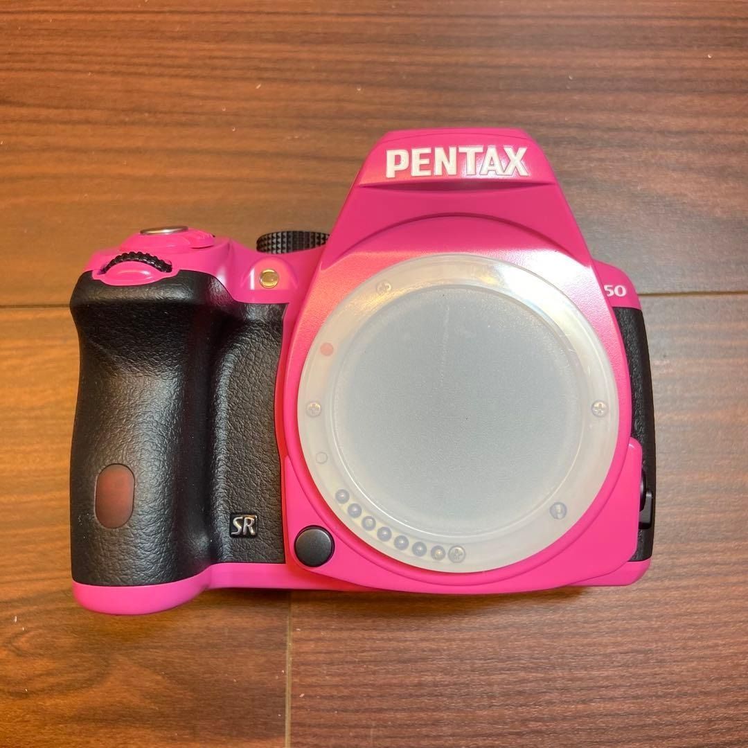 PENTAX K-50 ダブルズームキット ピンク ほぼ新品 4644 PENTAX K-50