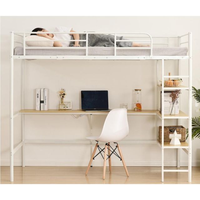 コンセント付き デスク付き