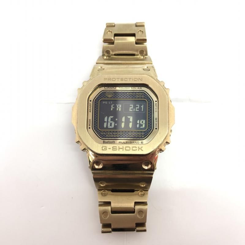 【中古】G-SHOCK FULL METAL 5000 SERIES GMW-B5000GD-9JF ソーラー ゴールド[91]