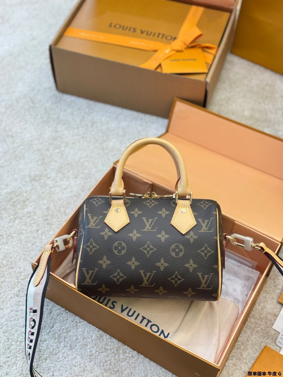 大人可愛い♪【Louis Vuitton】ハンドバッグ LV新型超ミニNeverfull BB/脇バッグ/ハンドバッグ、リュック