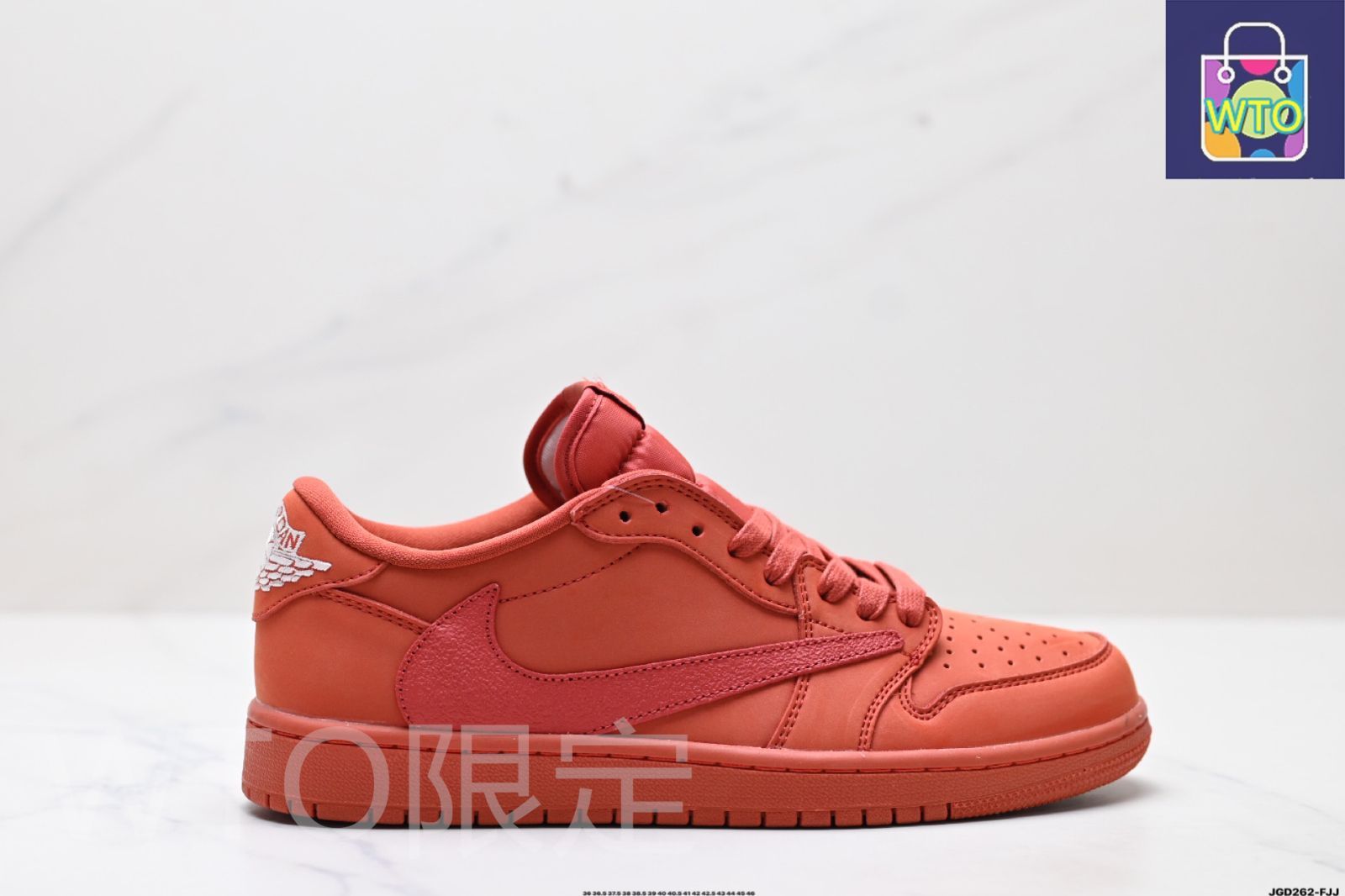 トラヴィススコットリバースモカTravis Scott 27cm トラヴィス スコット×ナイキ エアジョーダン1 ロー リバースモカ