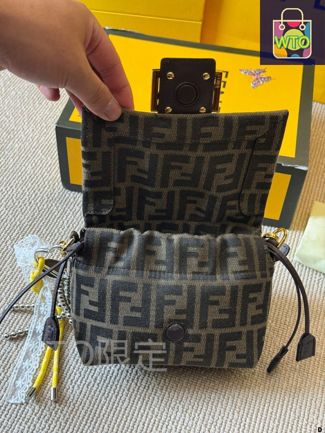 MONOTOWN様フェンディ マンマ ハンドバッグ コットンジャージー FENDI フェンディ マンマバケット ショルダーバッグ コットン