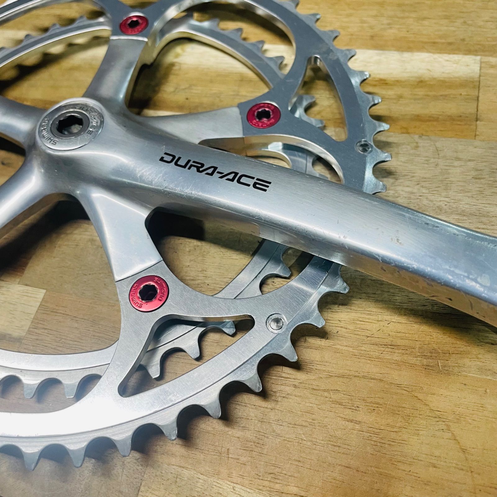 希少】 シマノ デュラエース FC-7410 クランクセット Dura-Ace 170mm 52-42T SHIMANO フィキシングボルト付  スクエアテーパー PCD130 - メルカリ