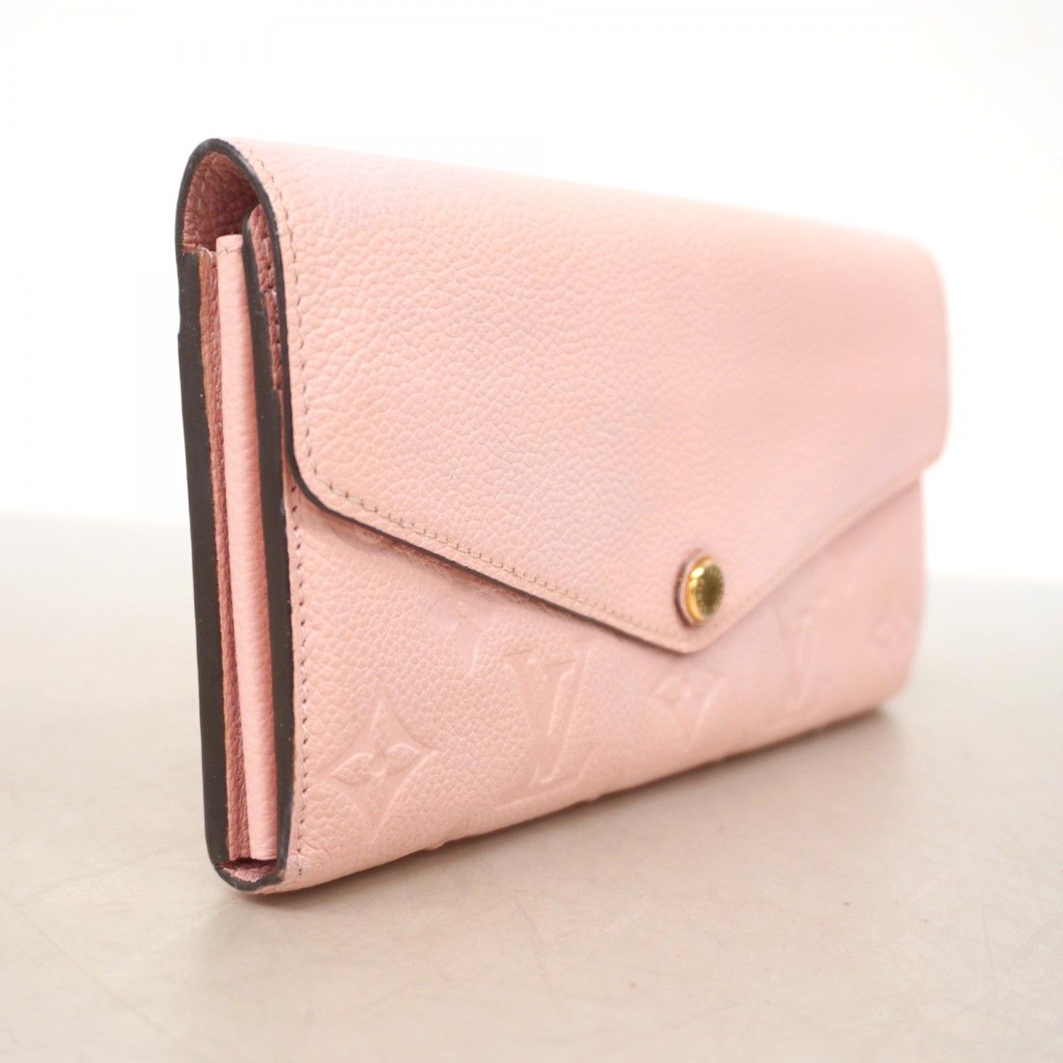 美品 ルイヴィトン アンプラント ポルトフォイユ サラ 長財布 ローズピンク ルイヴィトン アンプラント ポルトフォイユ サラ 長財布 ローズピンク