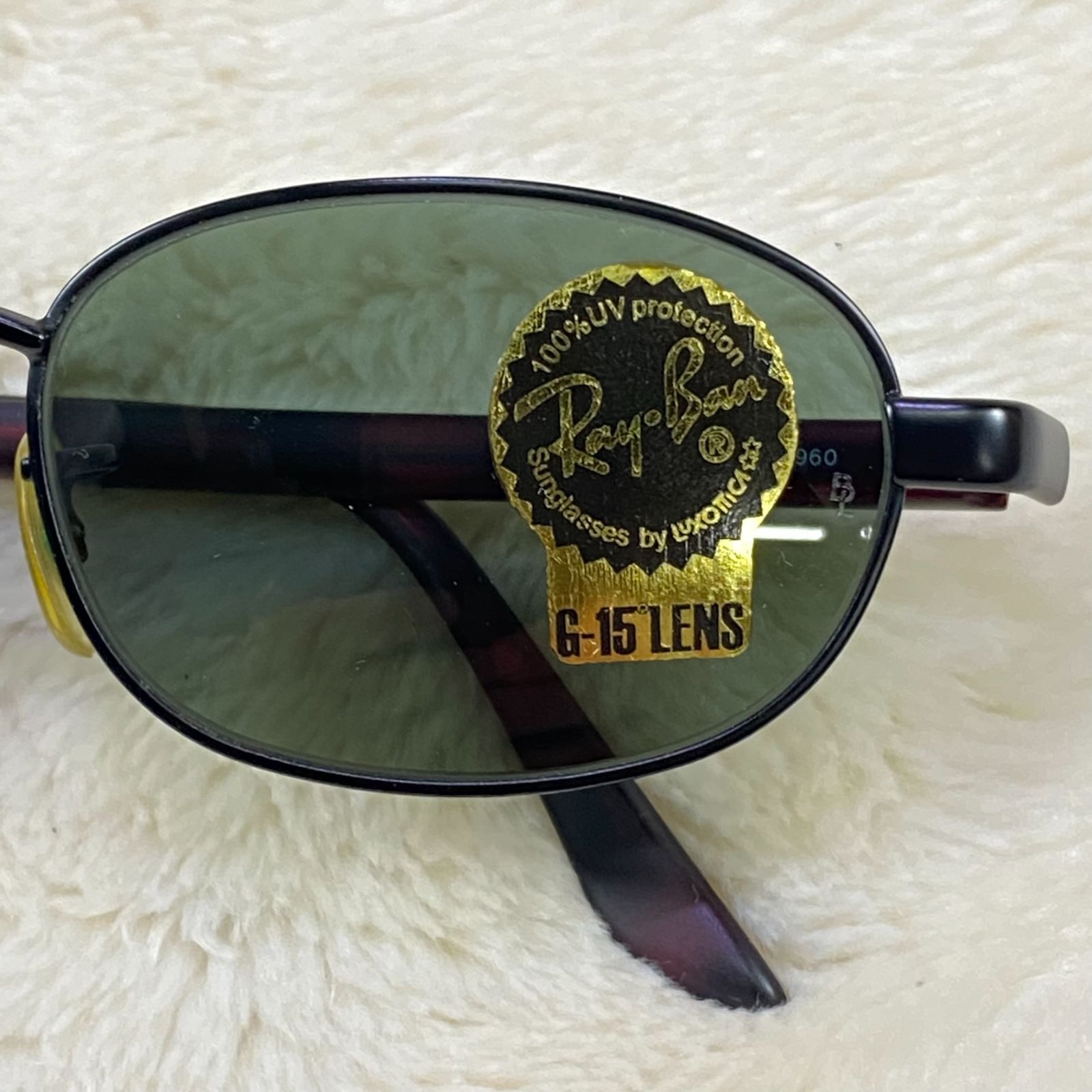 ヴィンテージ Ray-Ban・レイバン サングラス オーバル べっ甲